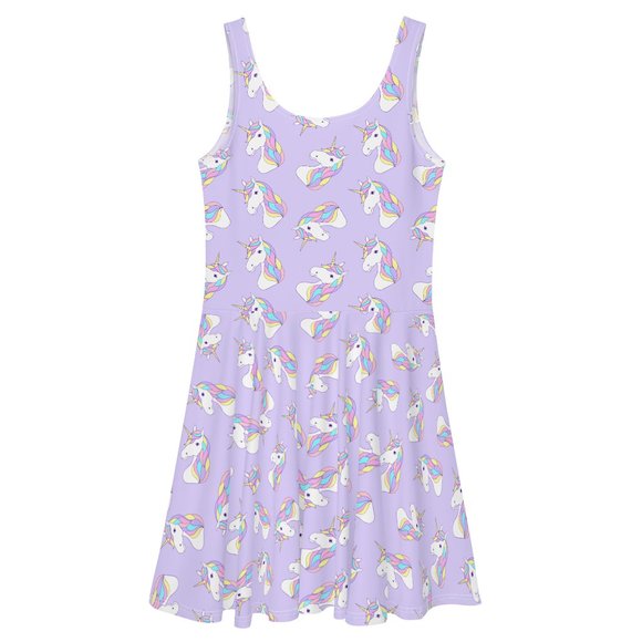 Plus Size Unicorn Pin Up Dress - Picture 8 of 9